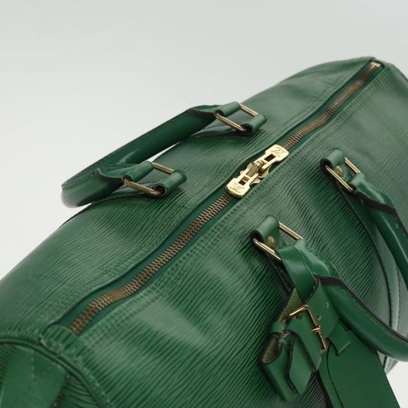LOUIS VUITTON Epi Keepall 45 Boston Bag Green M42974 LV Auth 94661 - Picture 6 of 16